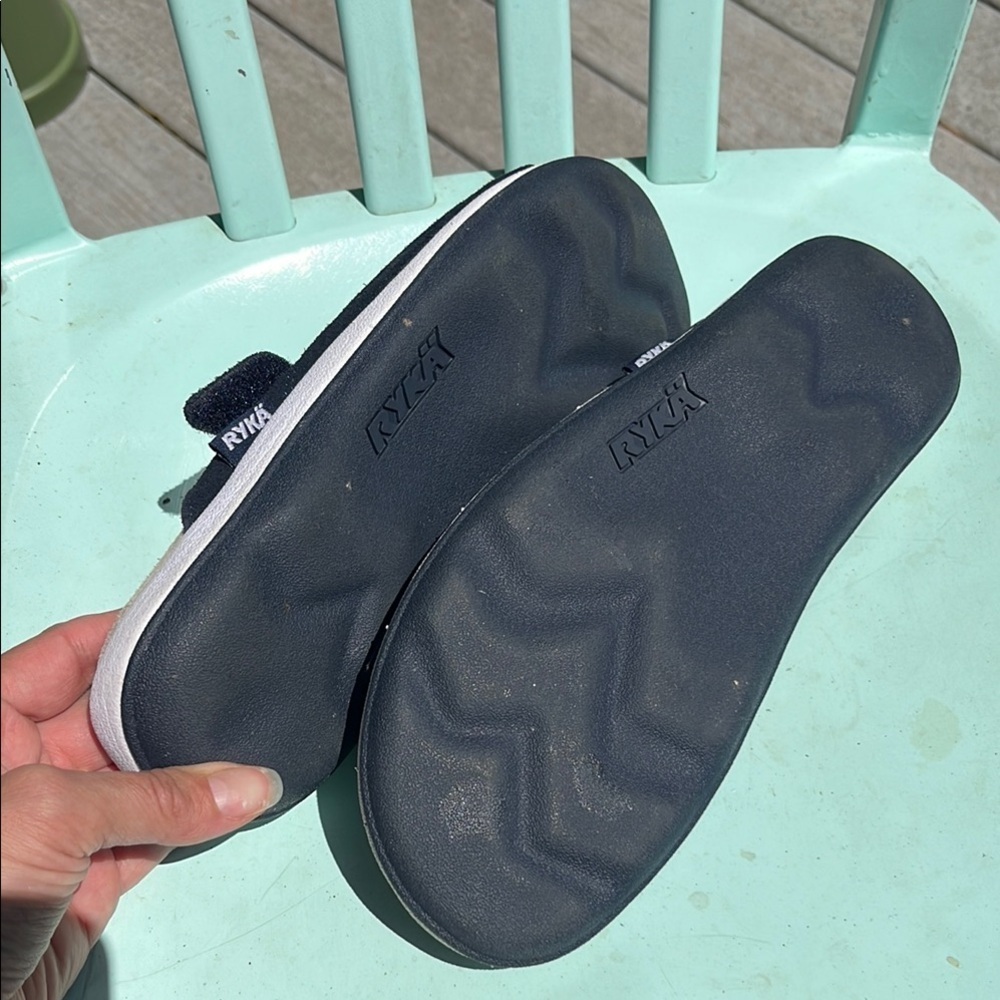 Ryka Women’s Blue Suede Slide Sandals size 8 wide - Picture 5 of 5